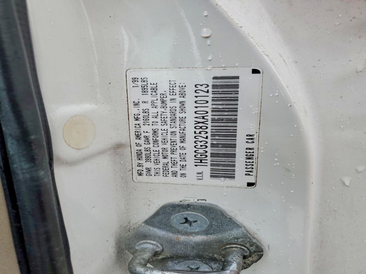 1999 HONDA ACCORD EX photo 34