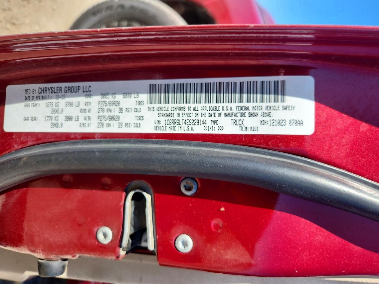 2014 RAM 1500 photo 12
