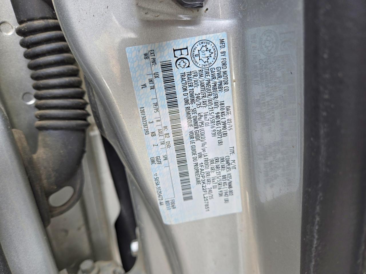 2015 FORD FOCUS SE photo 34