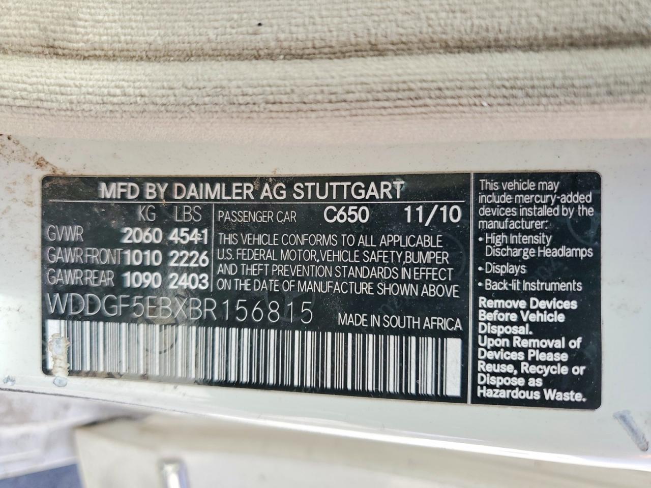 2011 MERCEDES-BENZ C 300 photo 23