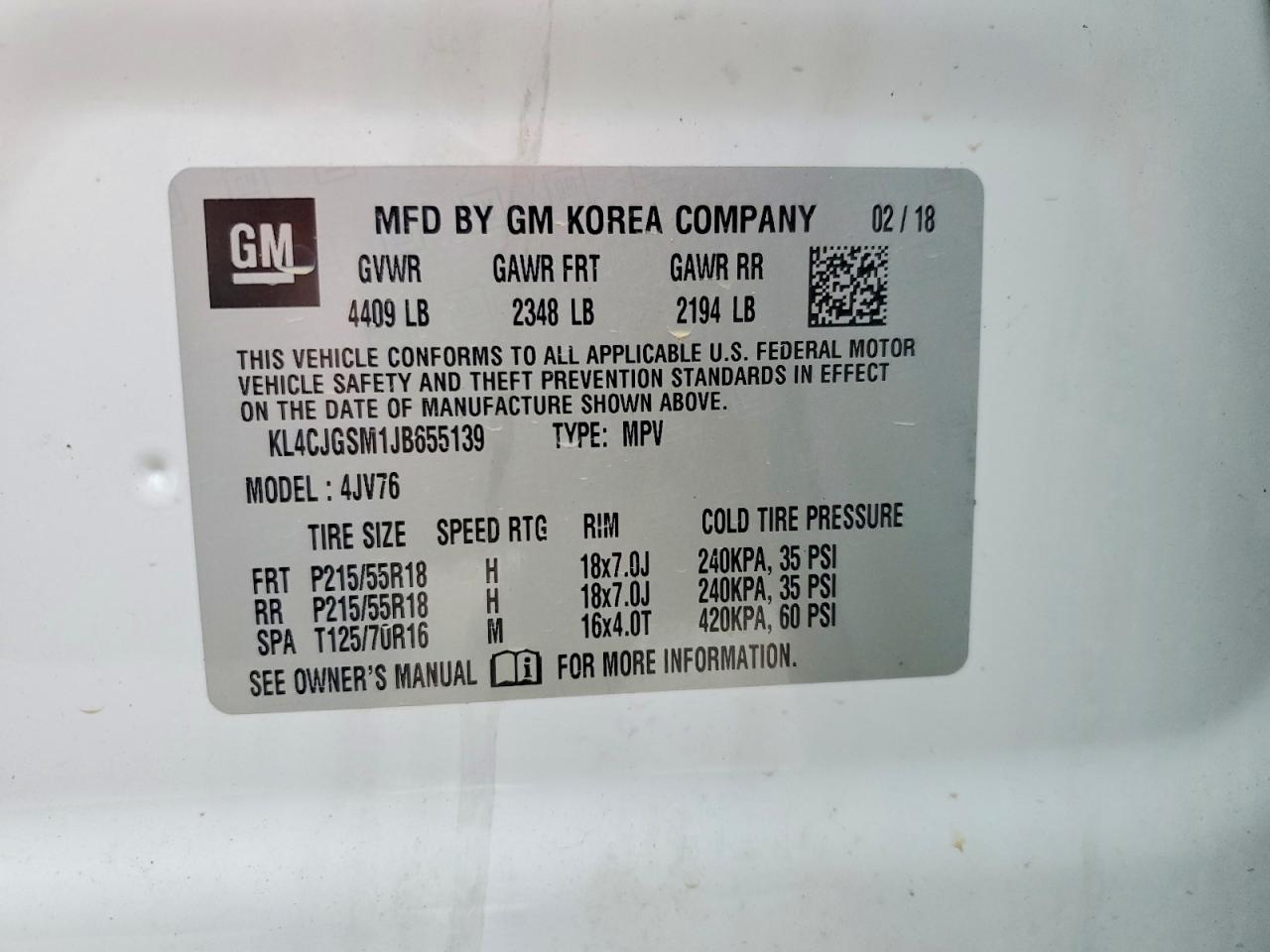 2018 BUICK ENCORE ESSENCE photo 25
