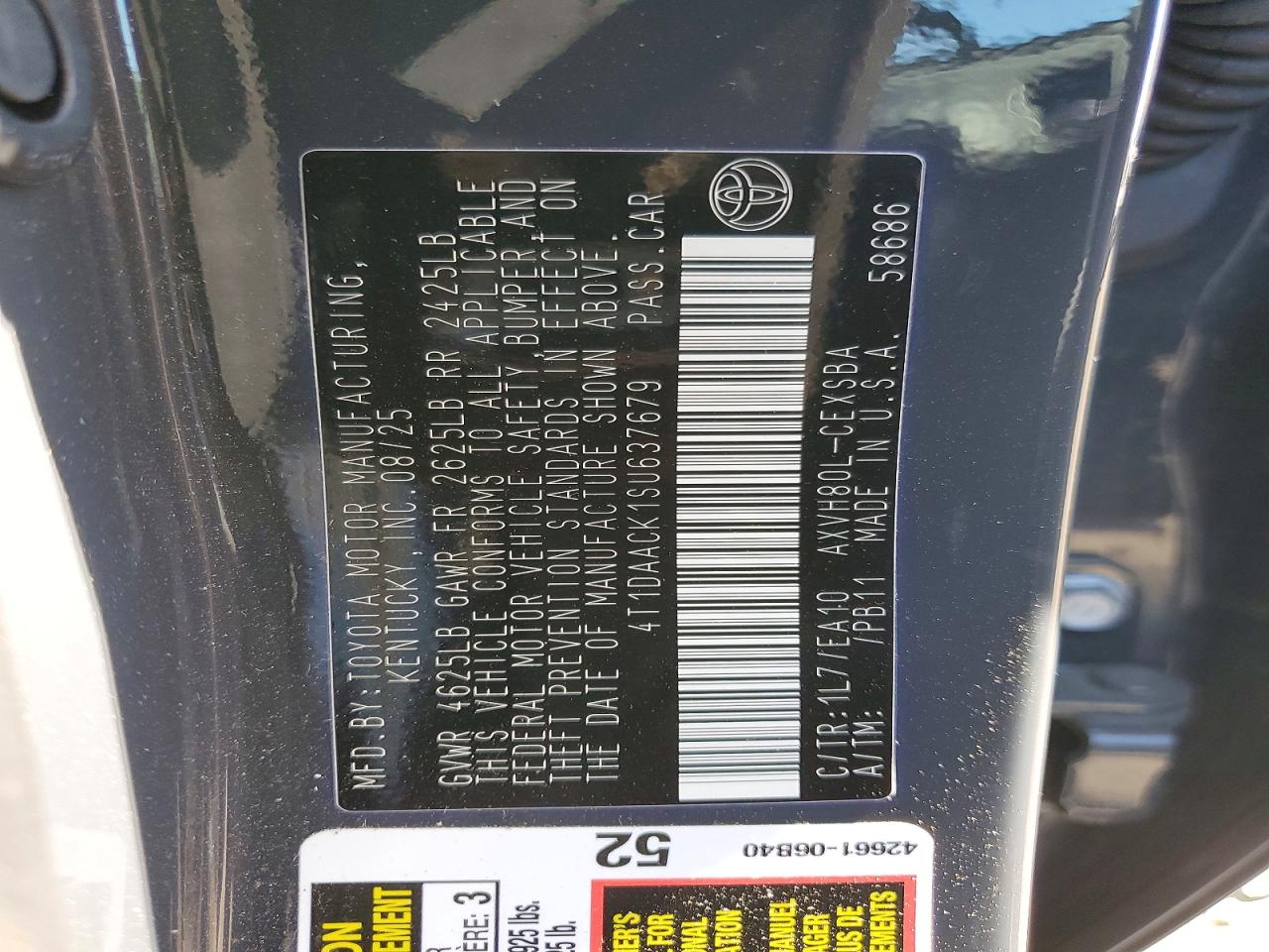 2025 TOYOTA CAMRY SE photo 25