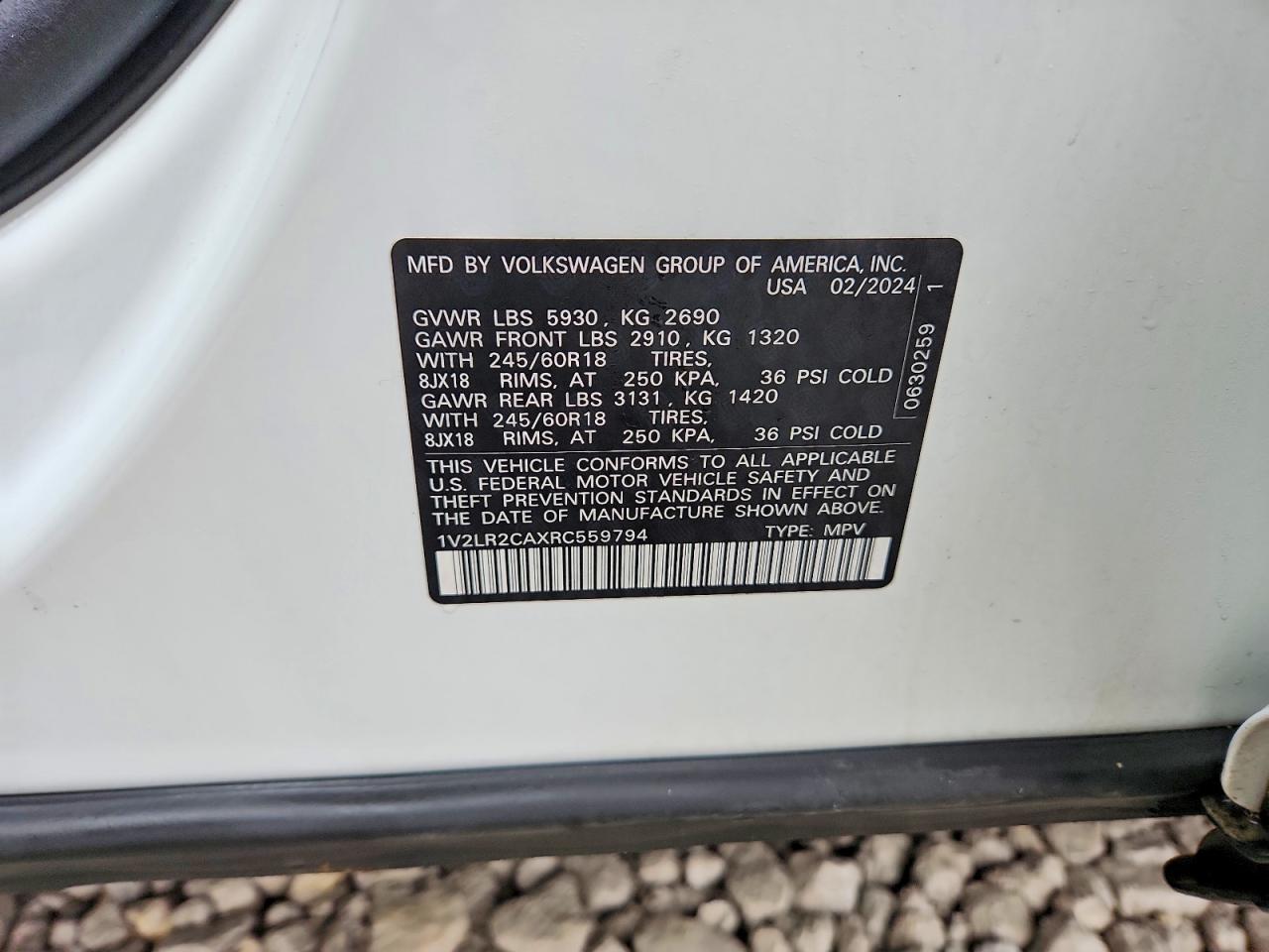 2024 VOLKSWAGEN ATLAS SE photo 13