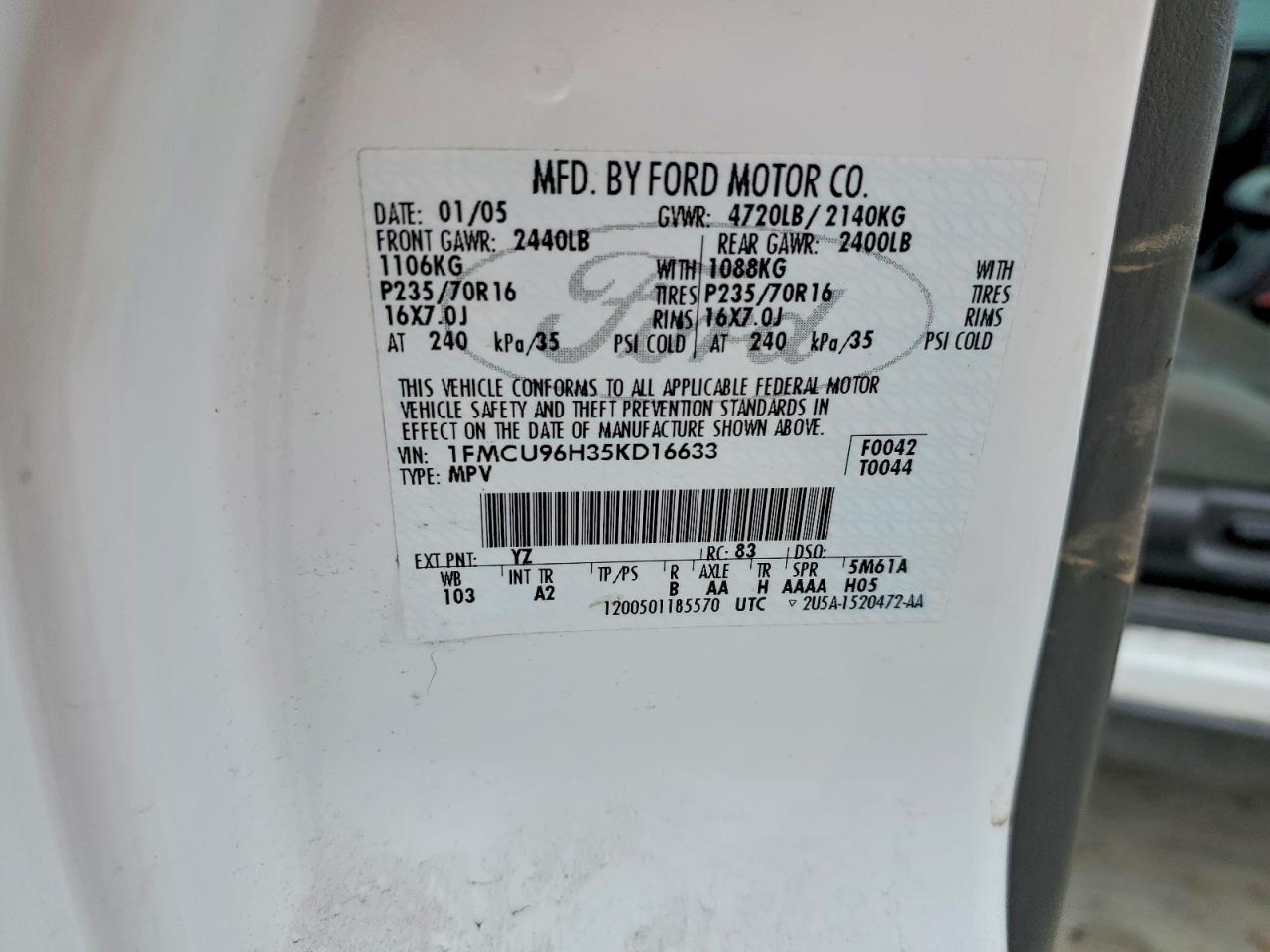 2005 FORD ESCAPE HEV photo 23