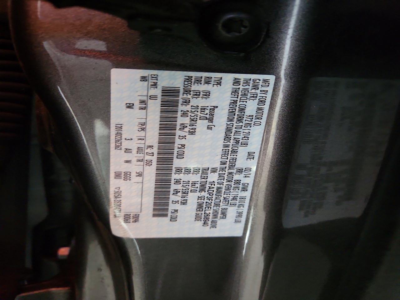 2014 FORD FOCUS SE photo 34