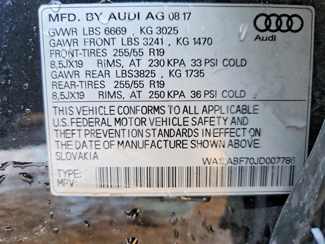 2018 AUDI Q7 PREMIUM PLUS photo 14