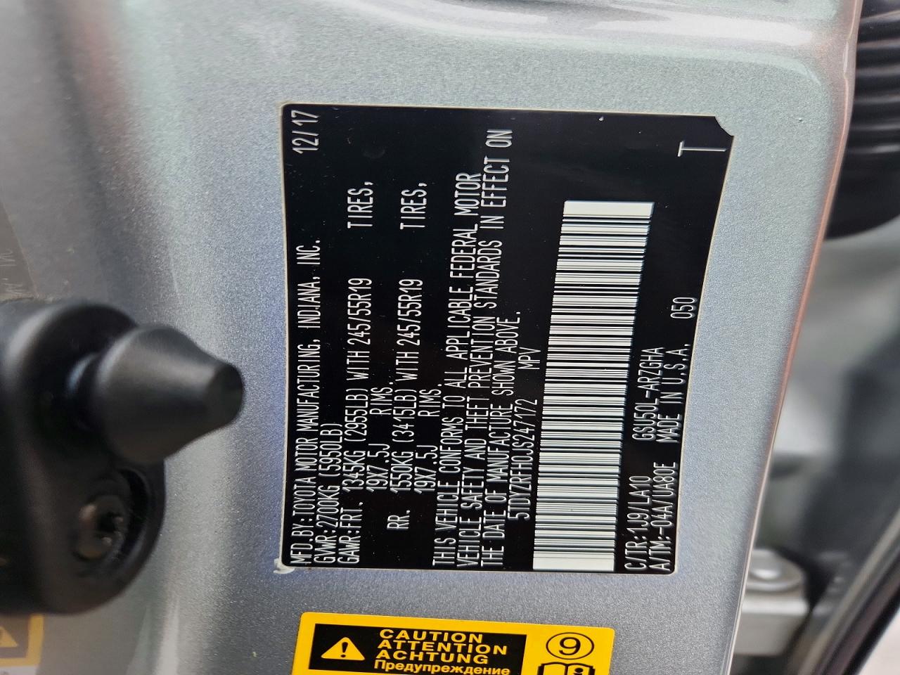 2018 TOYOTA HIGHLANDER LIMITED photo 40