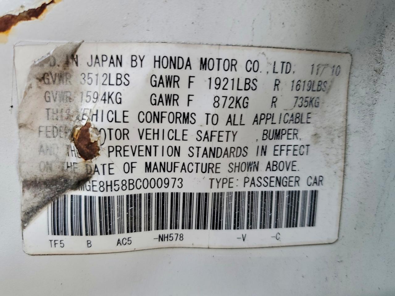 2011 HONDA FIT SPORT photo 34