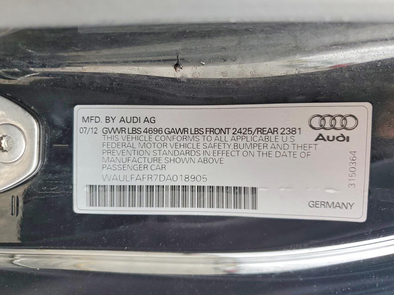 2013 AUDI A5 PREMIUM PLUS photo 13
