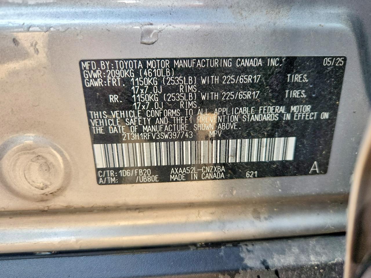 2025 TOYOTA RAV4 LE photo 25