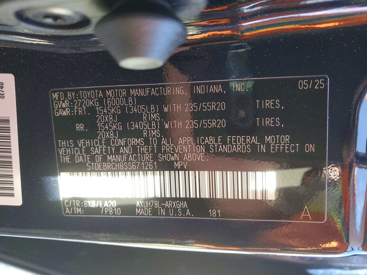2025 TOYOTA HIGHLANDER HYBRID PLATINUM photo 25