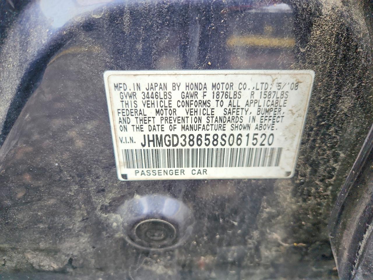 2008 HONDA FIT SPORT photo 14