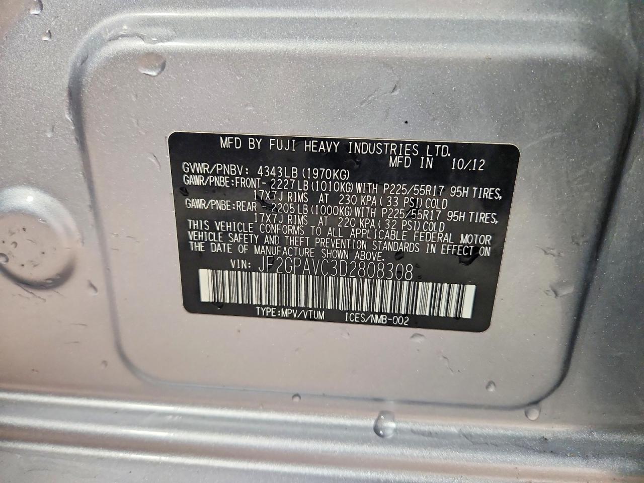 2013 SUBARU XV CROSSTREK 2.0 PREMIUM photo 23