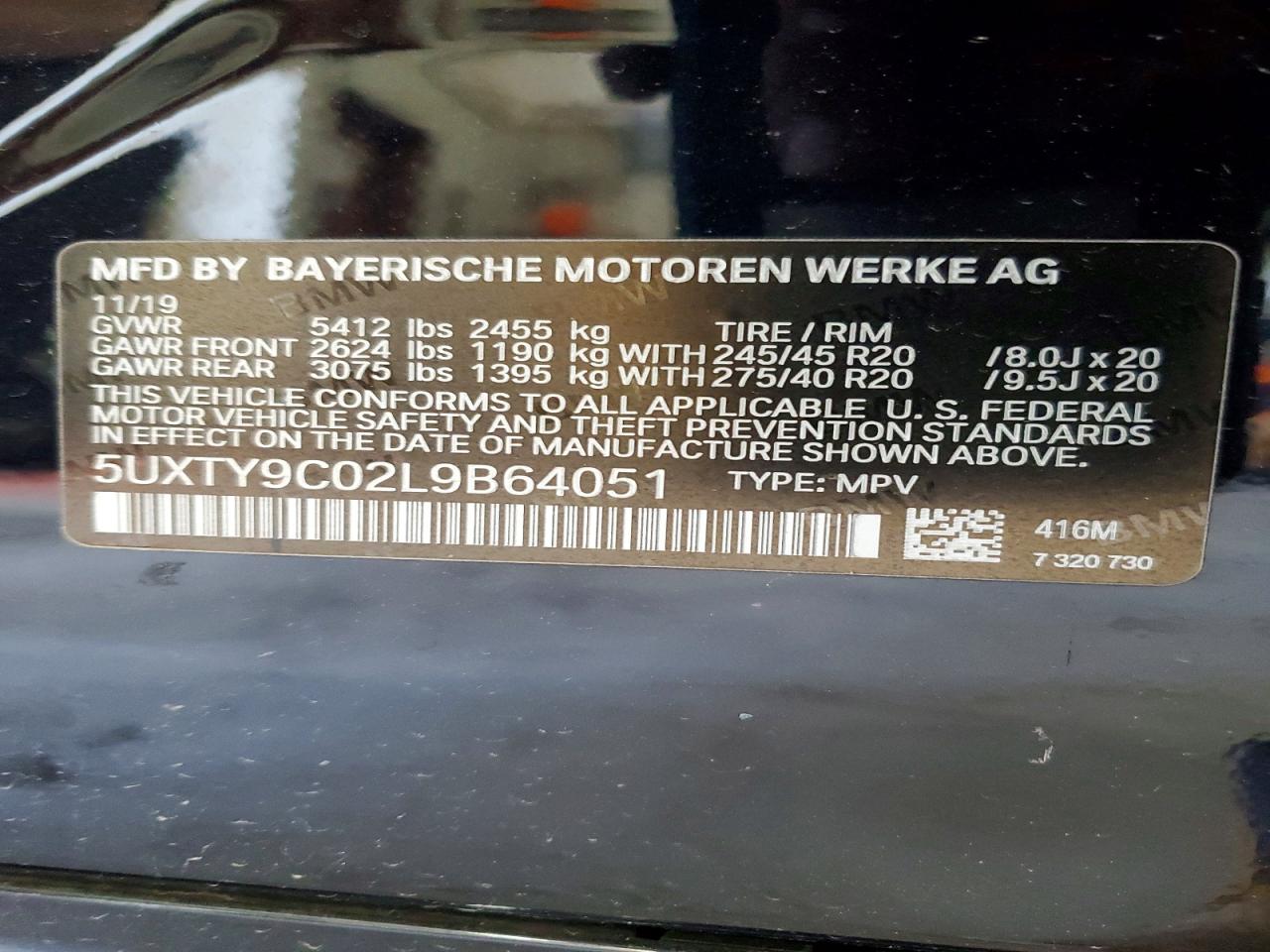2020 BMW X3 XDRIVEM40I photo 23