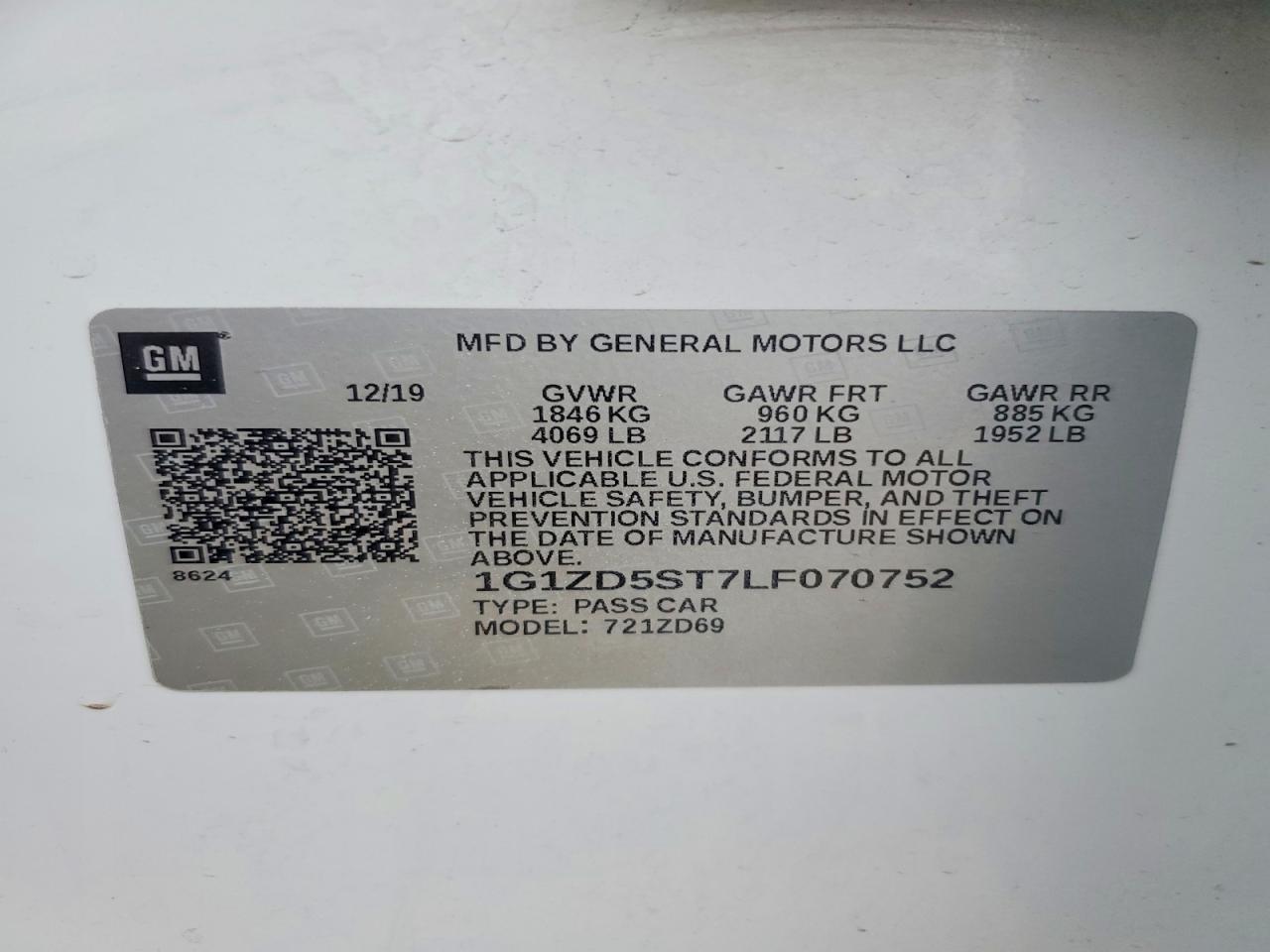 2020 CHEVROLET MALIBU LT photo 23