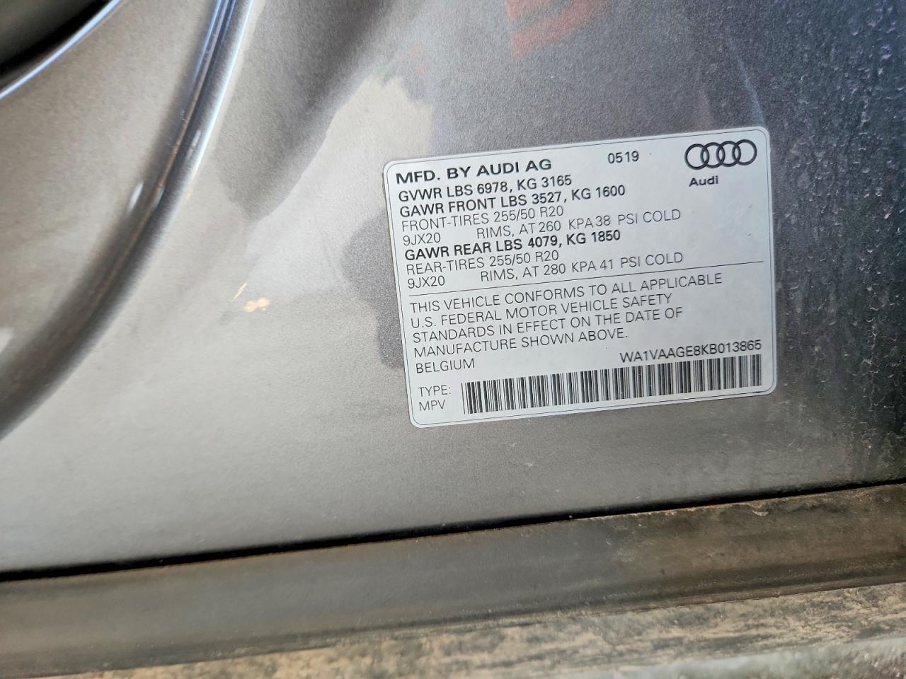 2019 AUDI E-TRON PRESTIGE photo 13
