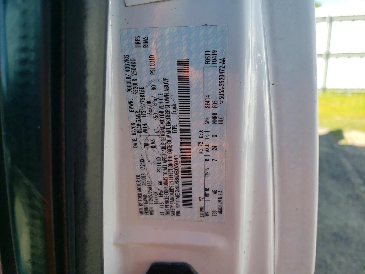 2008 FORD ECONOLINE E250 VAN photo 40