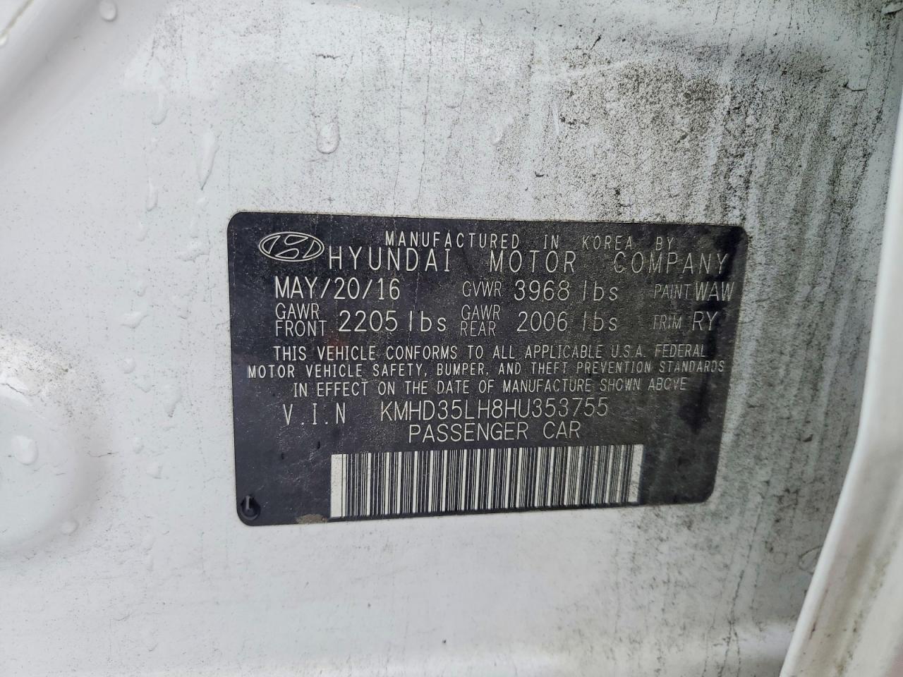 2017 HYUNDAI ELANTRA GT BASE photo 12