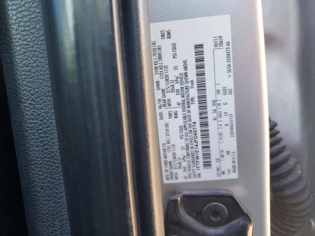 2018 FORD F150 SUPERCREW photo 23
