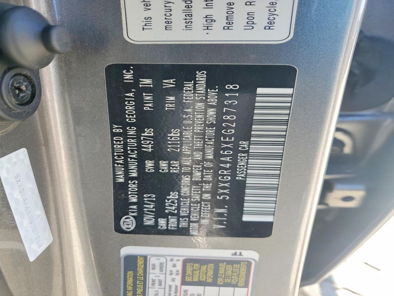 2014 KIA OPTIMA SX TURBO photo 12