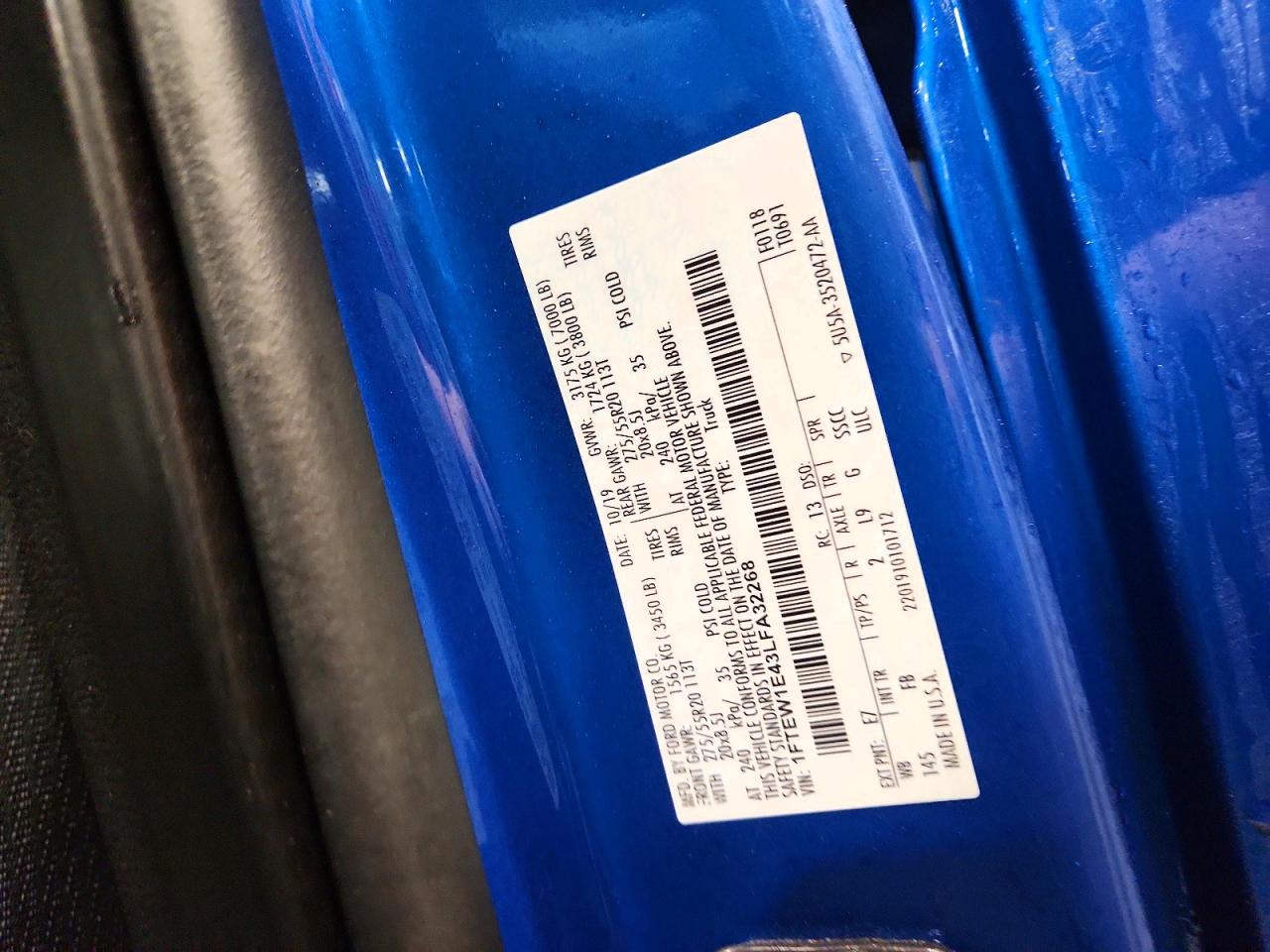 2020 FORD F150 SUPERCREW photo 37