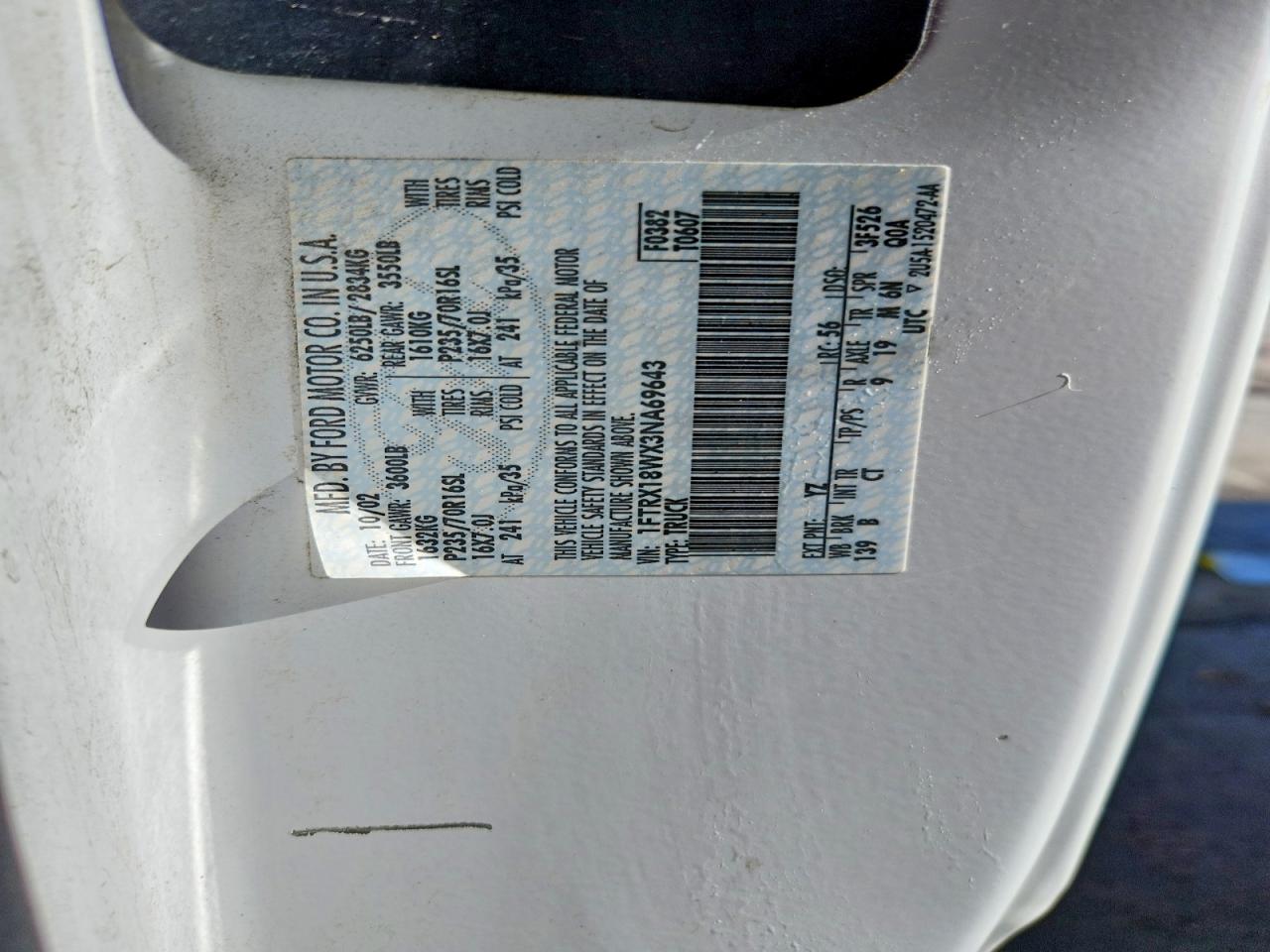 2003 FORD F150 photo 12