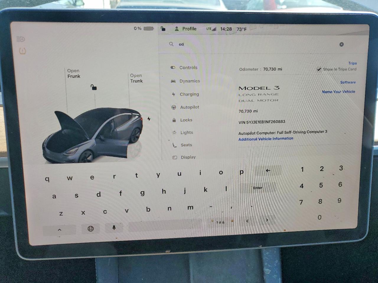 2022 TESLA MODEL 3 photo 9