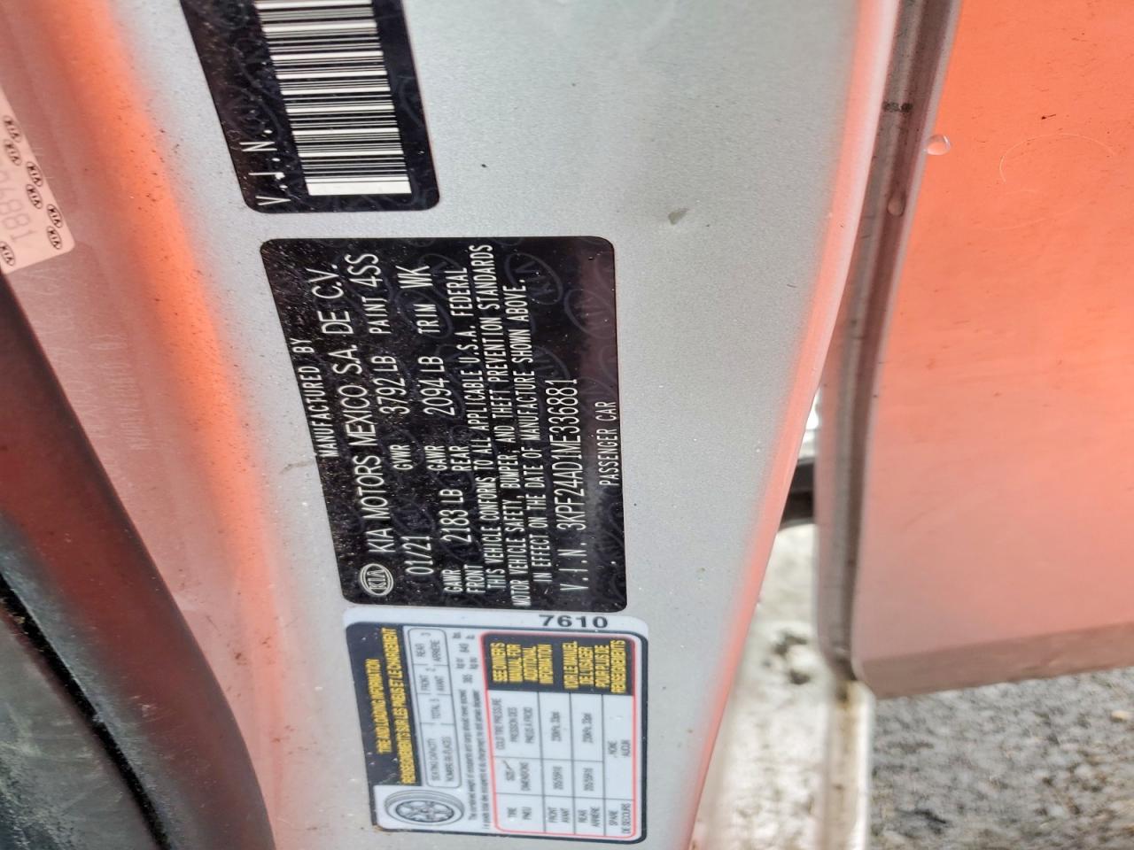2021 KIA FORTE LXS photo 23