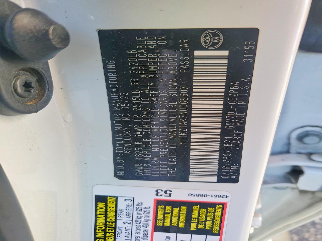 2022 TOYOTA CAMRY TRD photo 23