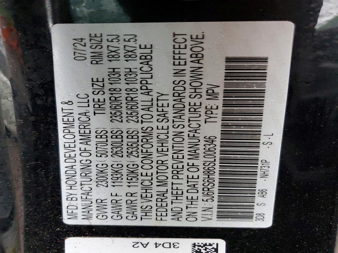 2025 HONDA CR-V SPORT-L photo 23
