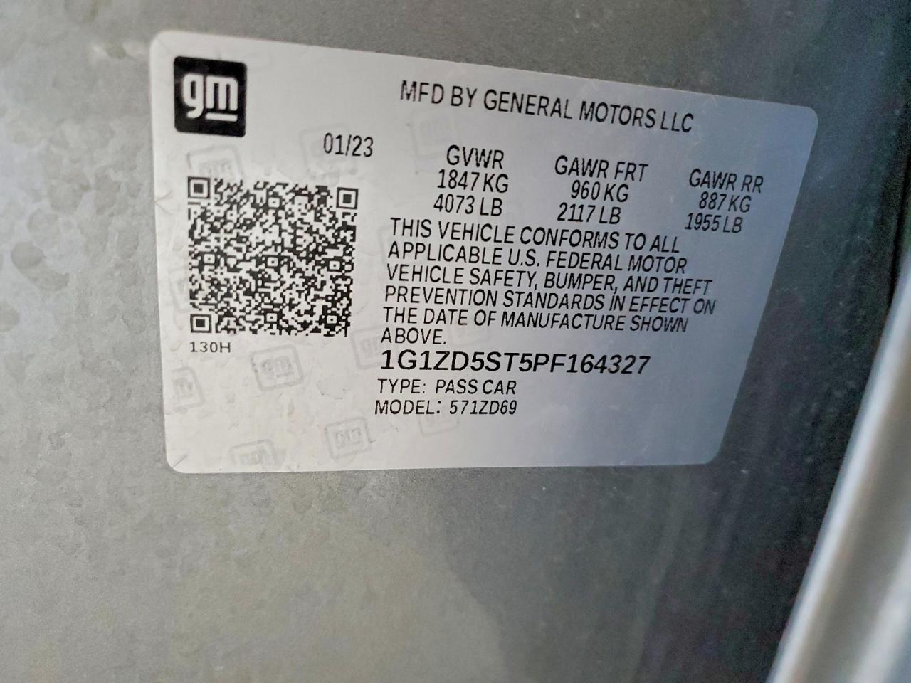 2023 CHEVROLET MALIBU LT photo 23