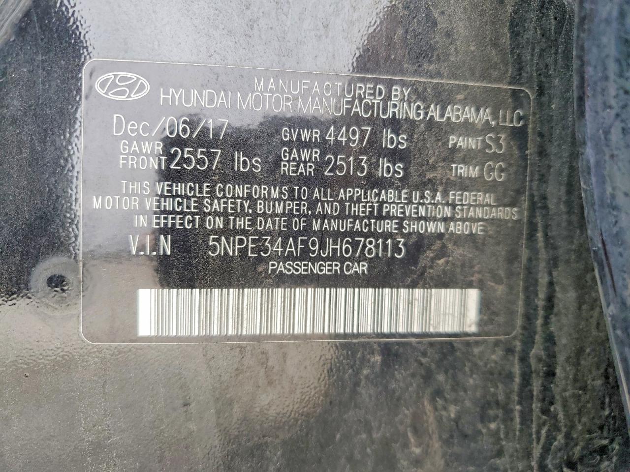 2018 HYUNDAI SONATA LIMITED photo 12