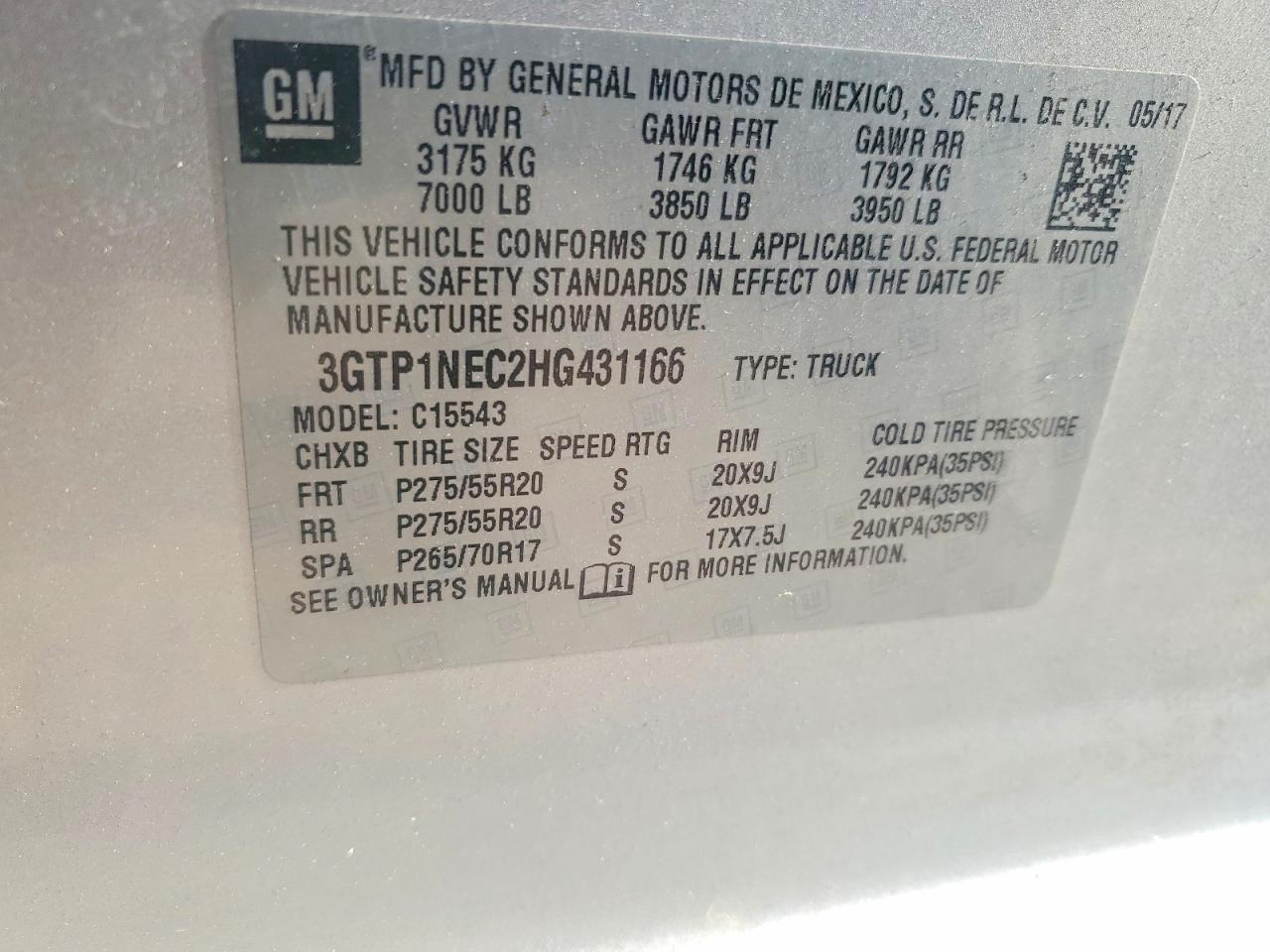 2017 GMC SIERRA C1500 SLT photo 33