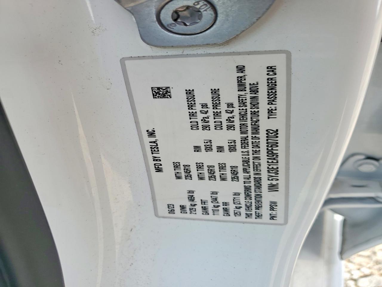 2023 TESLA MODEL 3 photo 34