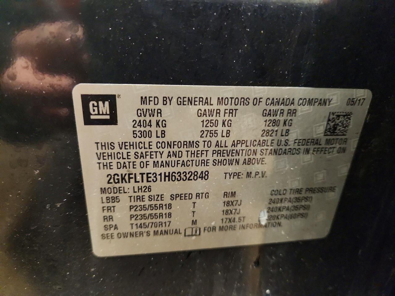 2017 GMC TERRAIN SLE photo 25