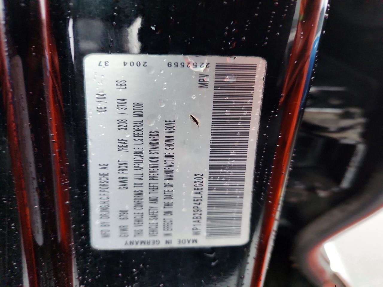 2005 PORSCHE CAYENNE S photo 12