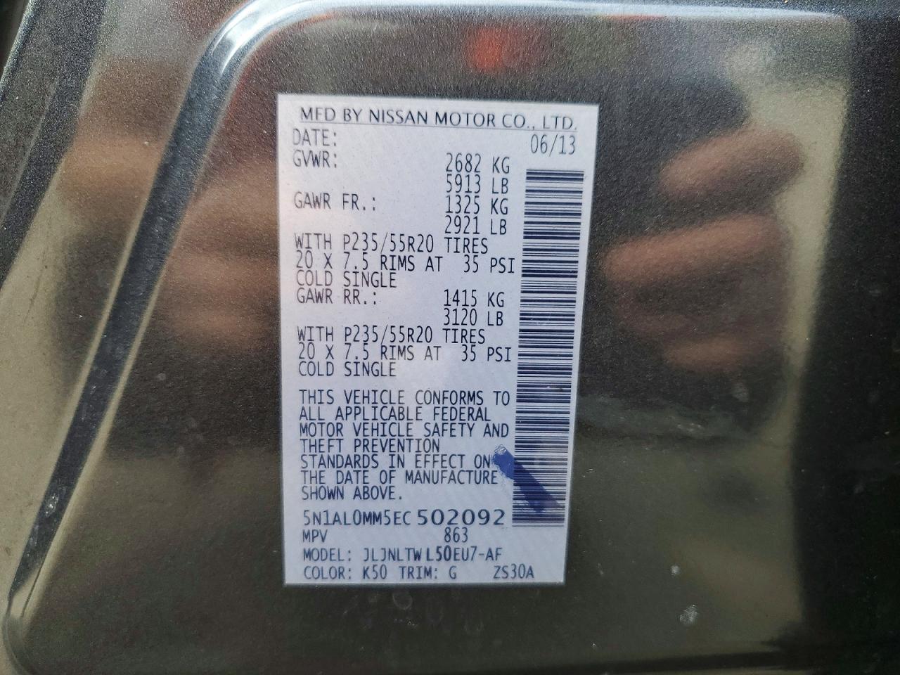 2014 INFINITI QX60 BASE photo 25