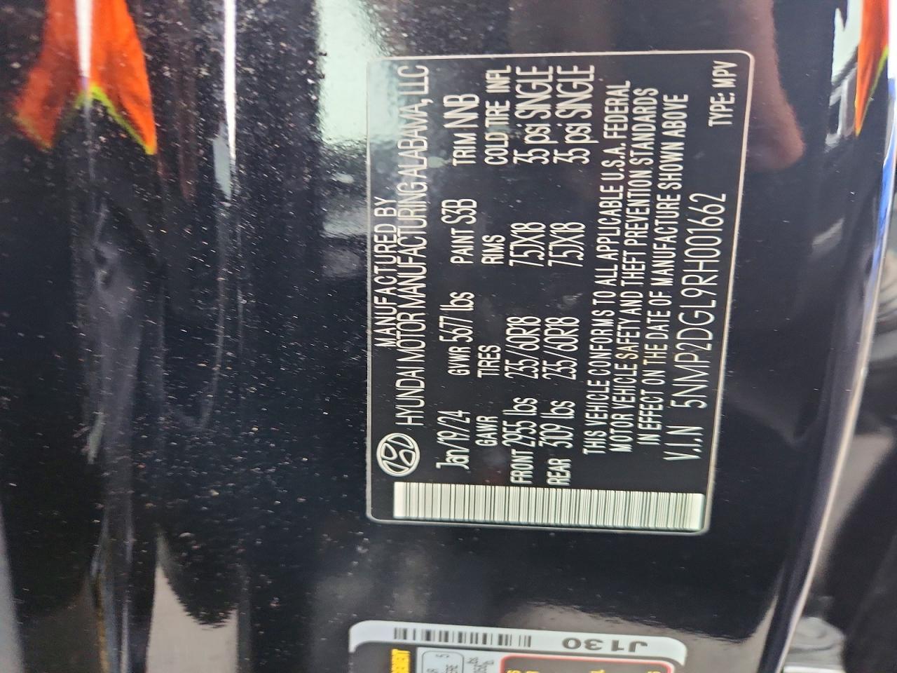 2024 HYUNDAI SANTA FE SEL photo 40