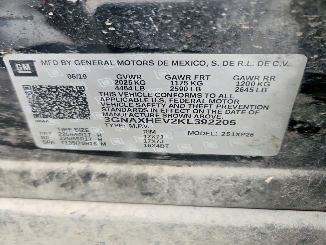 2019 CHEVROLET EQUINOX LS photo 37