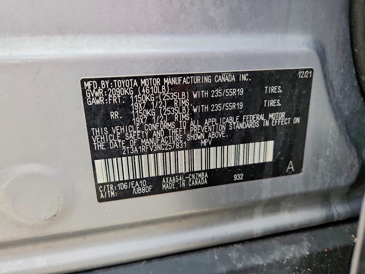 2022 TOYOTA RAV4 XLE PREMIUM photo 25