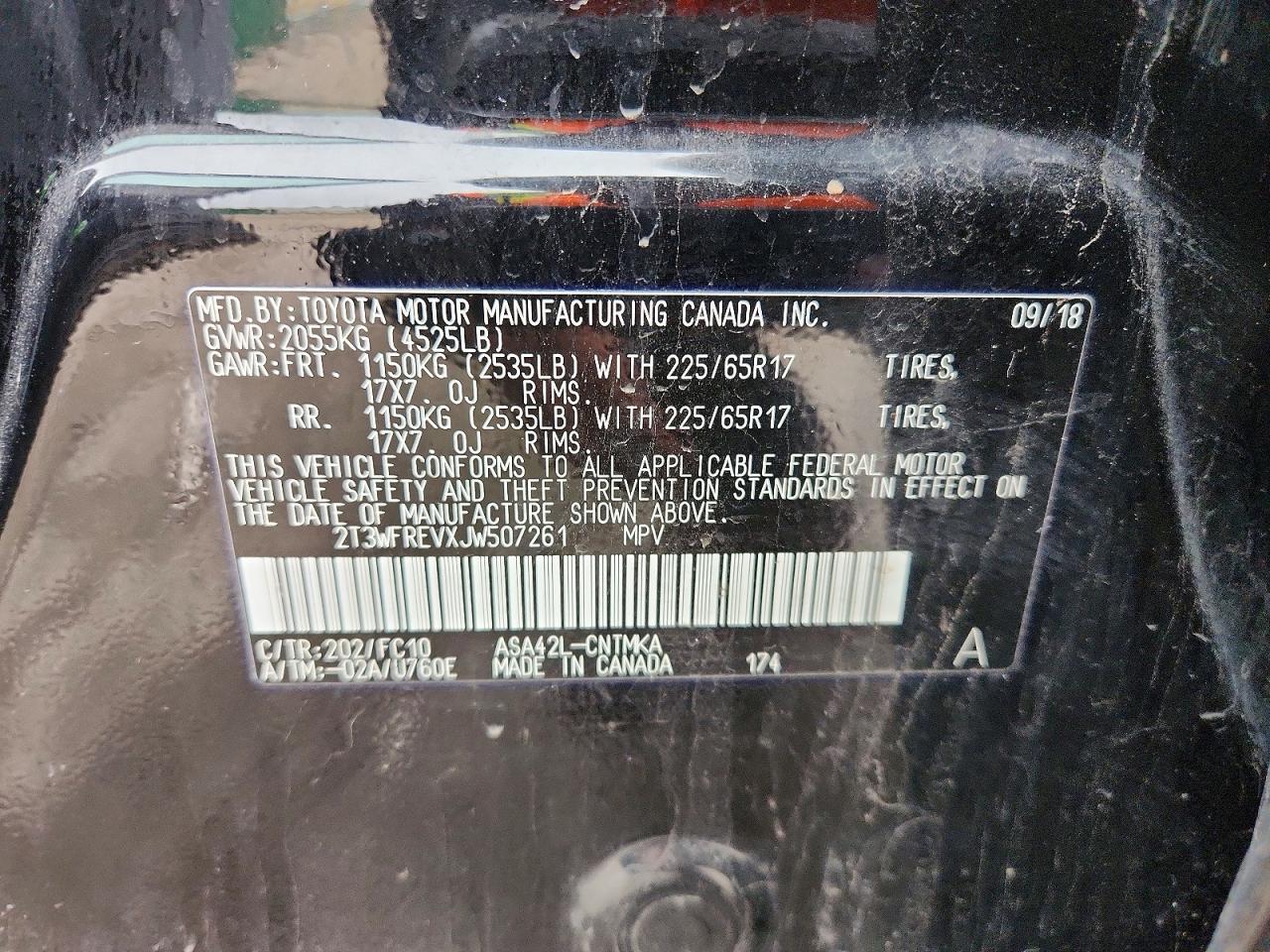2018 TOYOTA RAV4 XLE photo 13