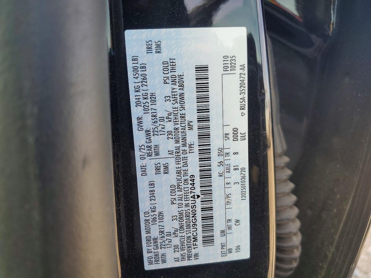 2025 FORD ESCAPE ACTIVE photo 25