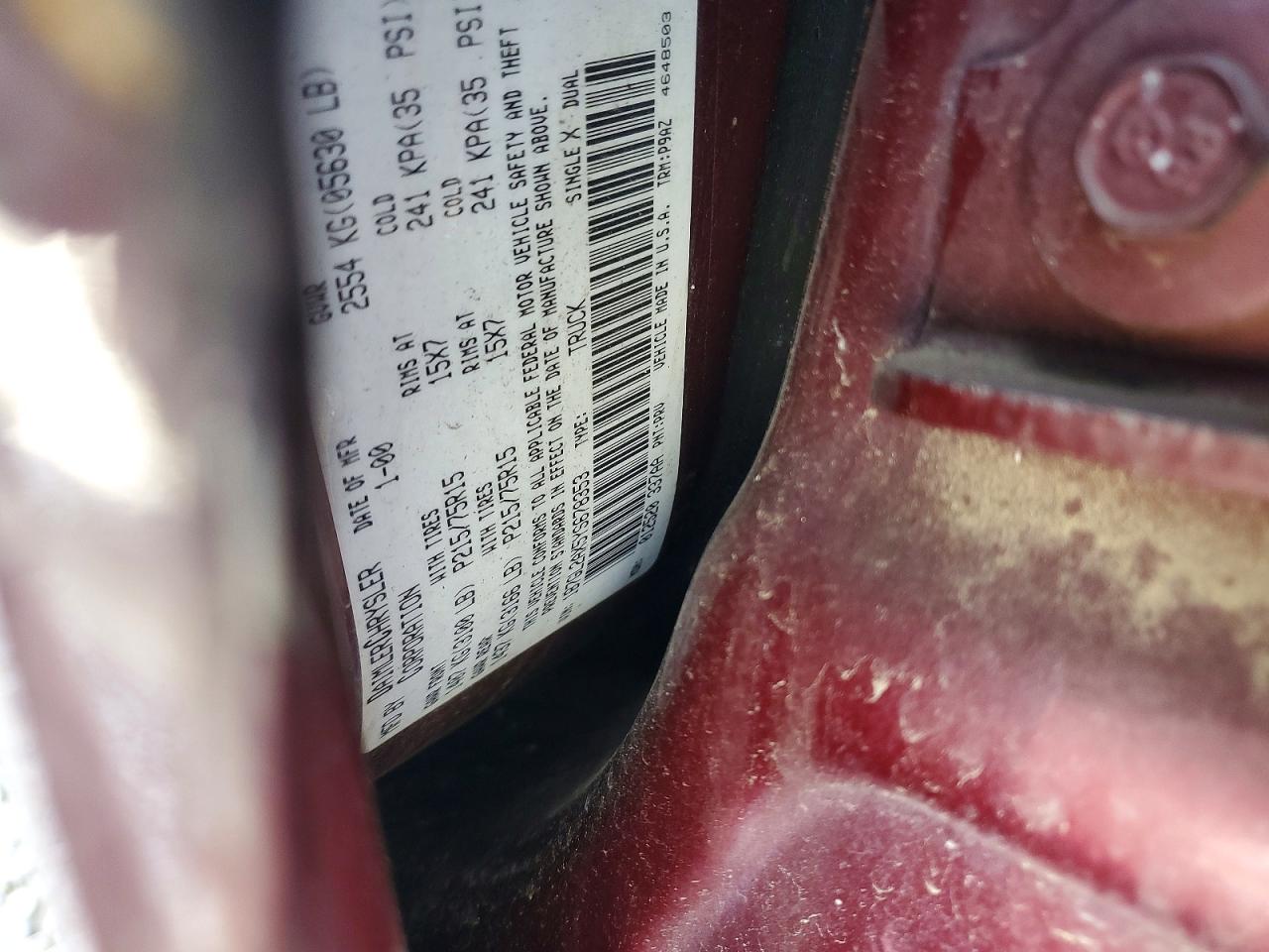 2000 DODGE DAKOTA photo 23