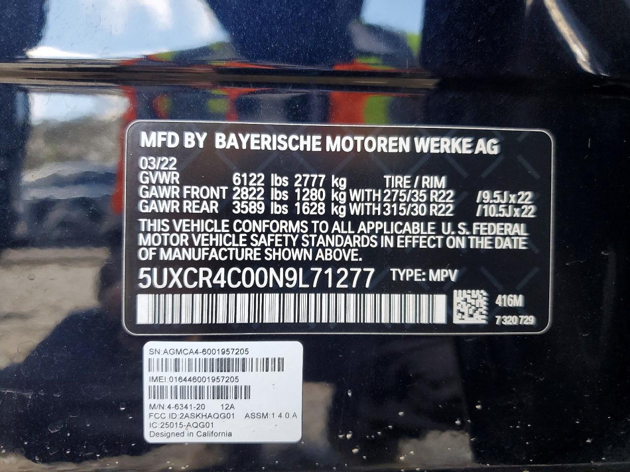 2022 BMW X5 SDRIVE 40I photo 25