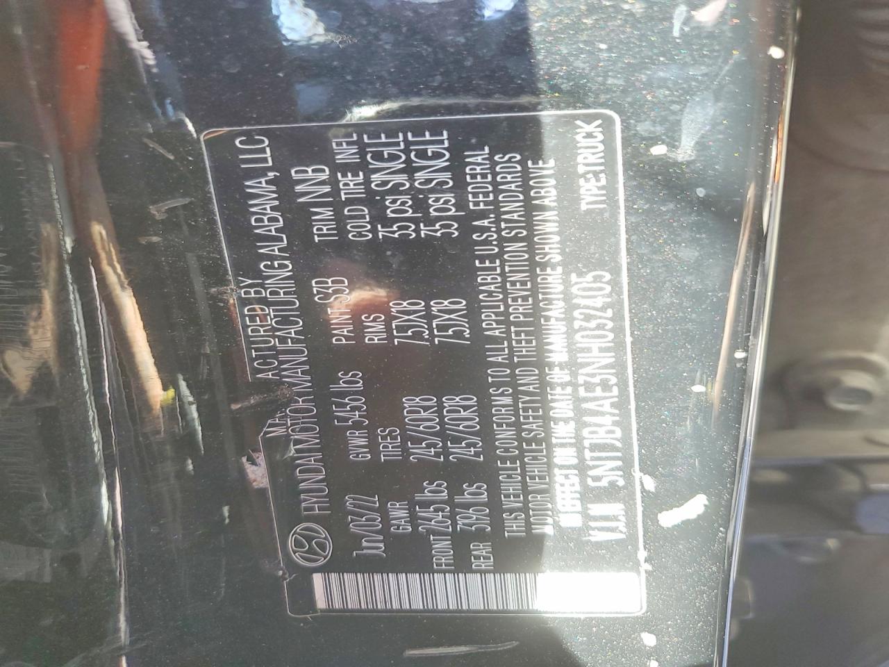 2022 HYUNDAI SANTA CRUZ SEL photo 12