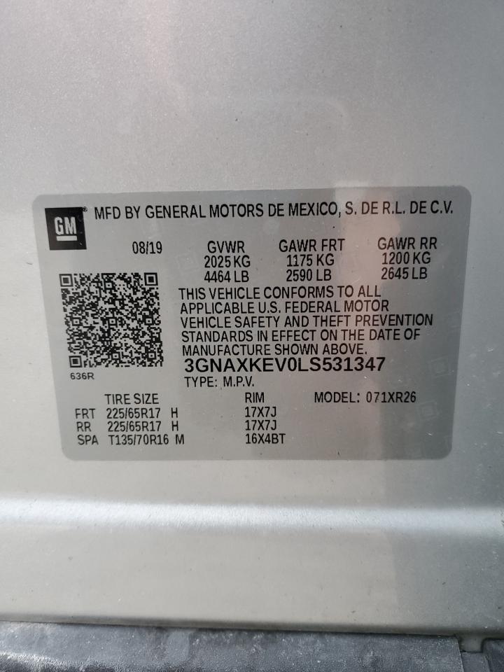 2020 CHEVROLET EQUINOX LT photo 22