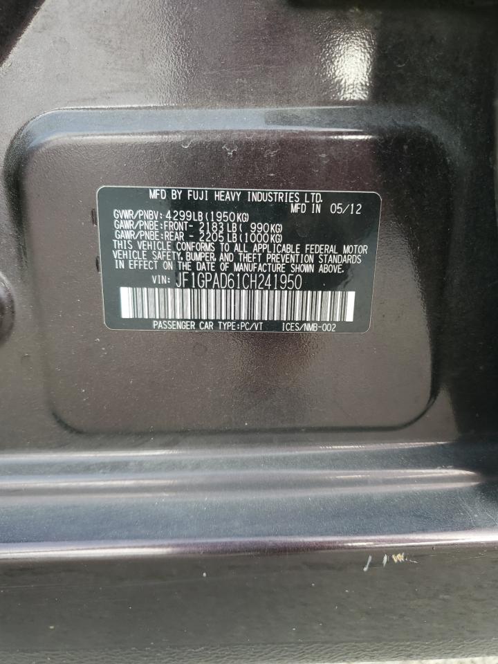 2012 SUBARU IMPREZA PREMIUM photo 12