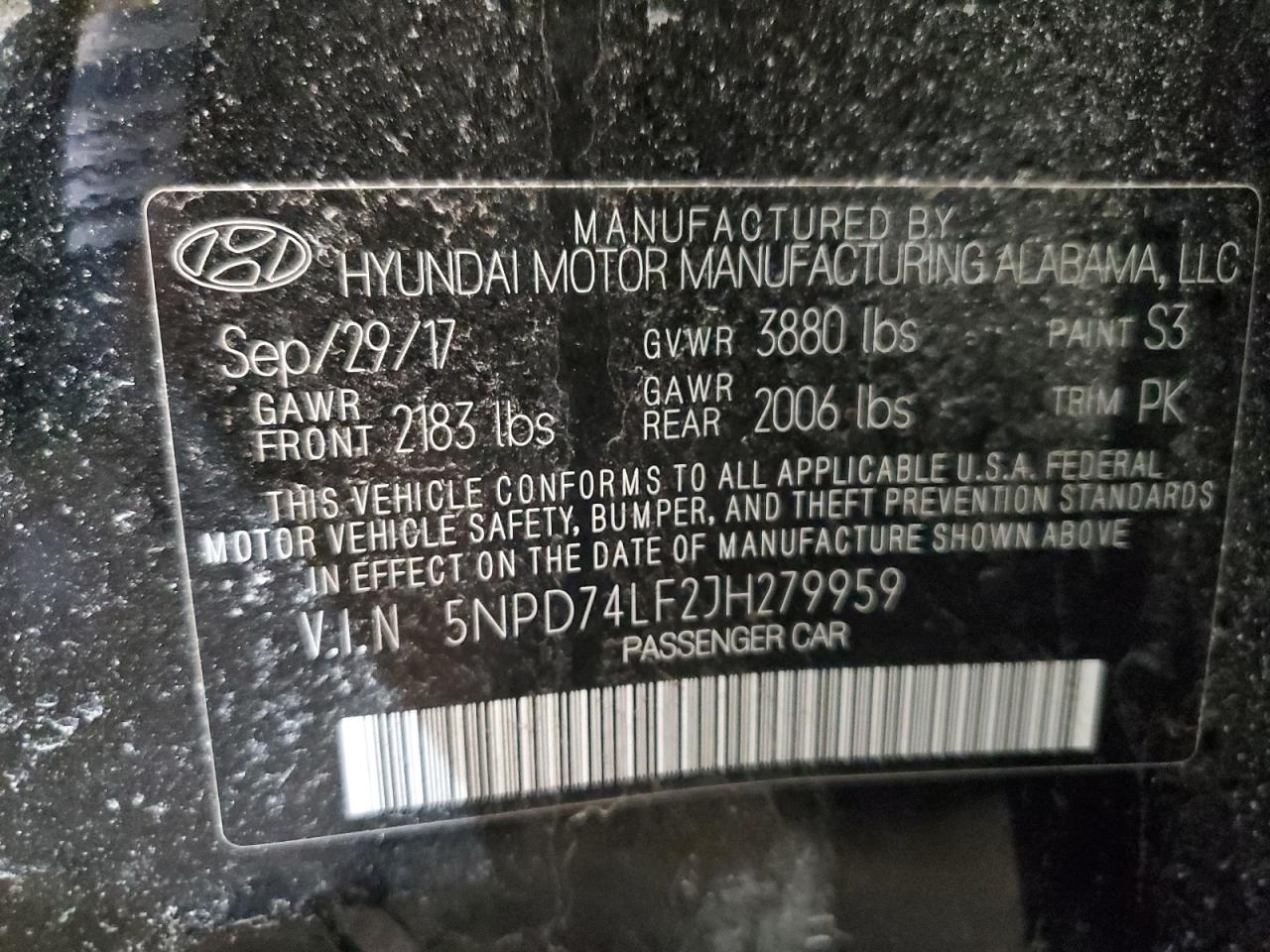 2018 HYUNDAI ELANTRA SE photo 34