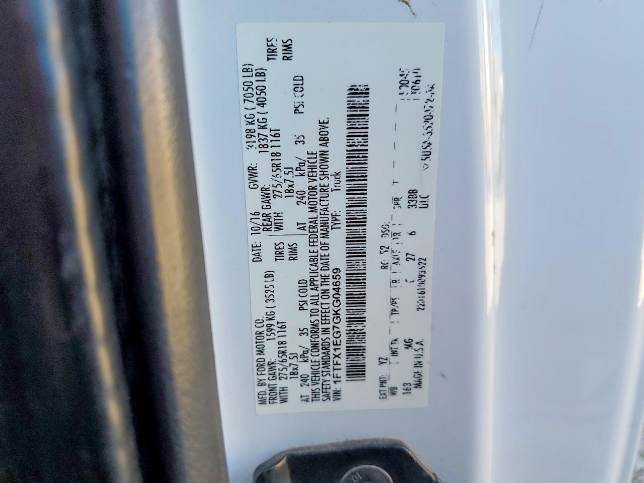 2016 FORD F150 SUPER CAB photo 12
