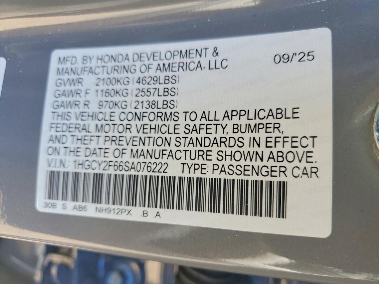 2025 HONDA ACCORD HYBRID EXL photo 25